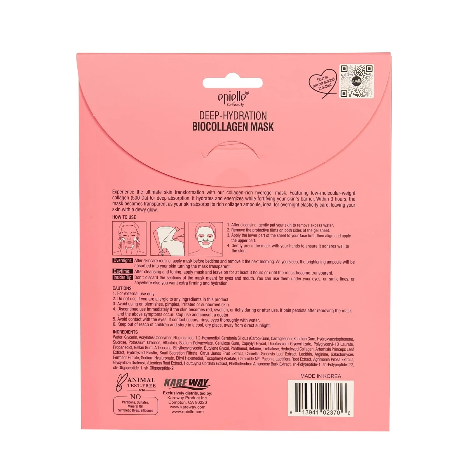 medicube Wrapping Mask Collagen Overnight Peel Off Facial Mask | Elasticity & Hy
