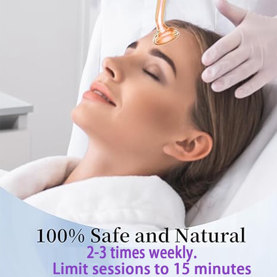 High Frequency Facial Skin Care Wand Machine Anti-aging Acne Hair Treatment Set