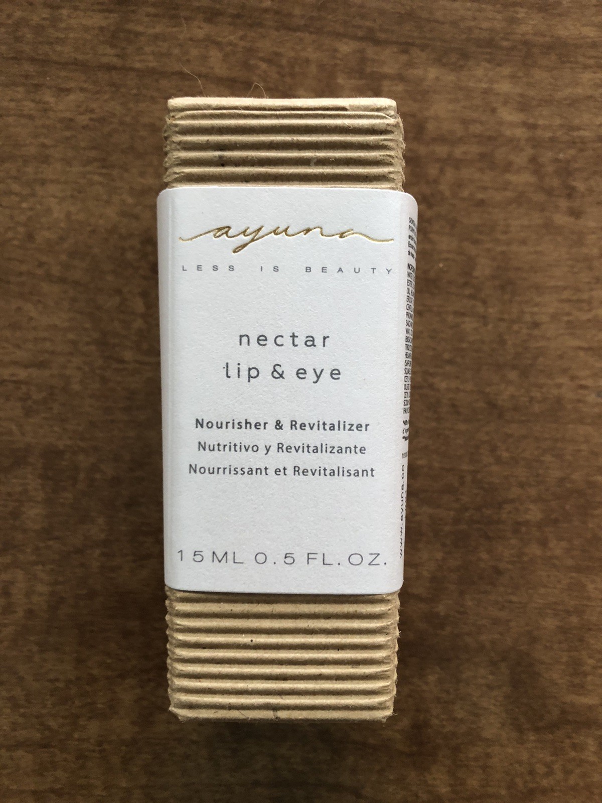 Ayuna Nectar Lip & Eye 0.5 oz 15ml Full Size ~ Brand New in Box!! 🧡
