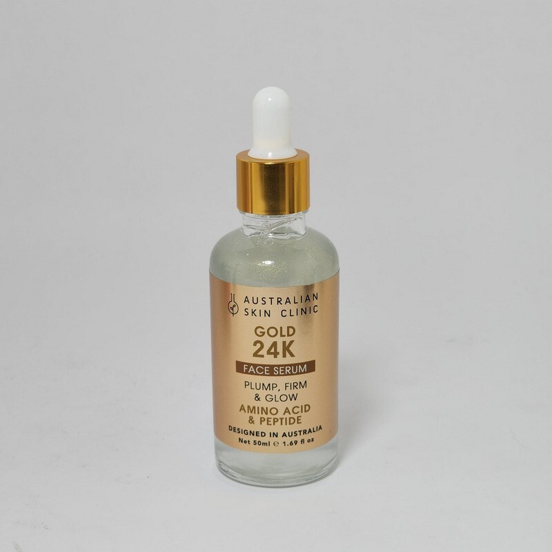 Australian Skin Clinic 24K Gold Amino Acid & Peptide Face Serum Plump Firm Glow