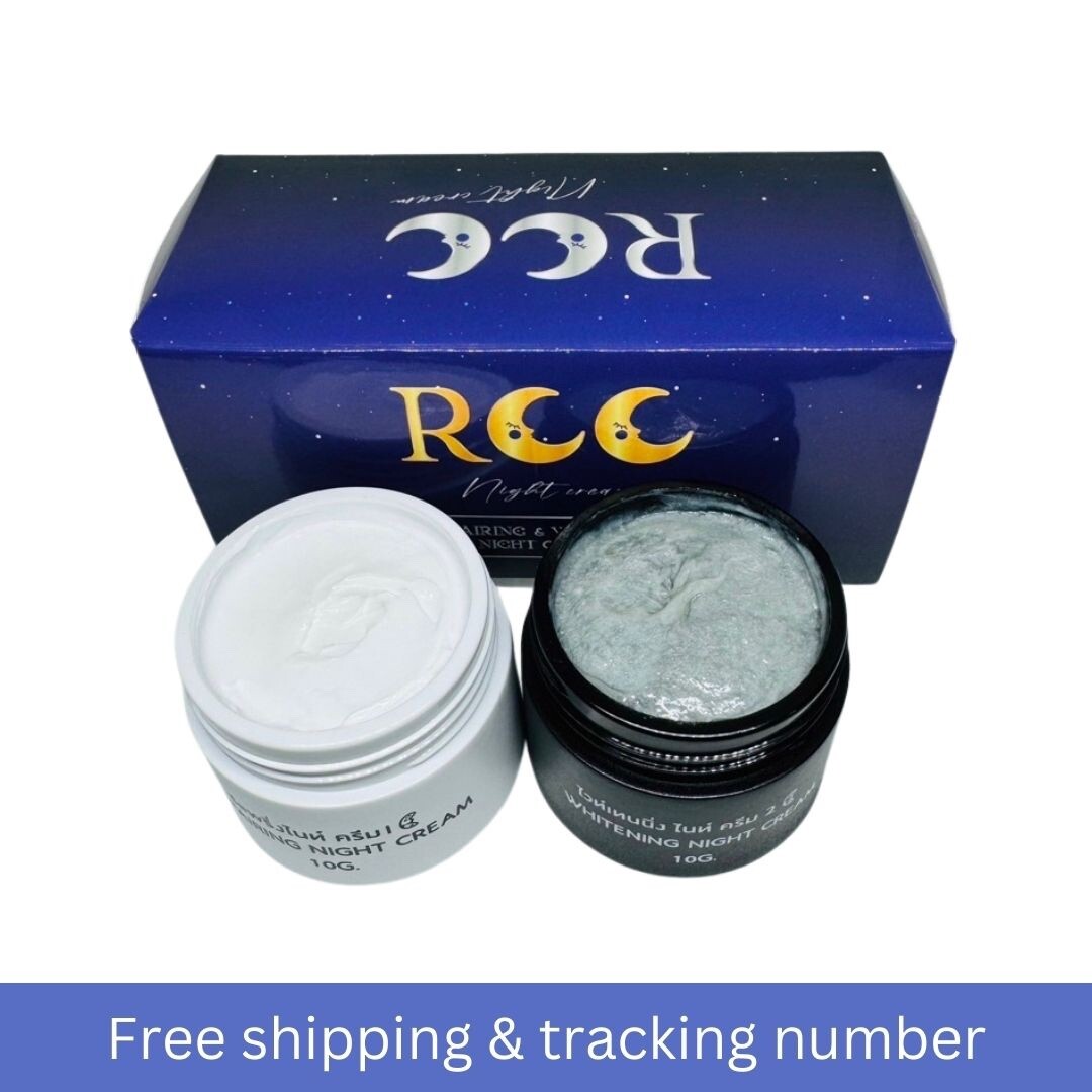 2x RCC Night Cream Smooth Skin+Whitening Reduce Melasmas Wrinkle Scars Acne Mark