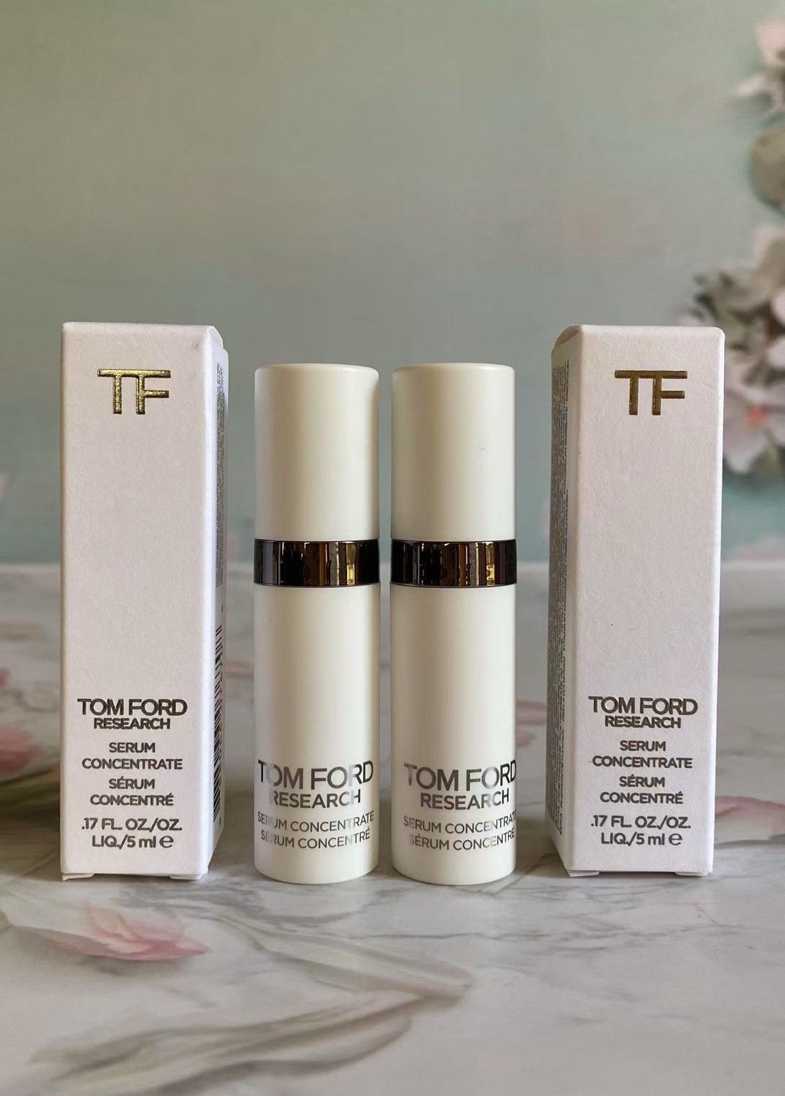 2x Tom Ford Research Serum Concentrate, Travel Size~ .17oz/5ml Each NIB