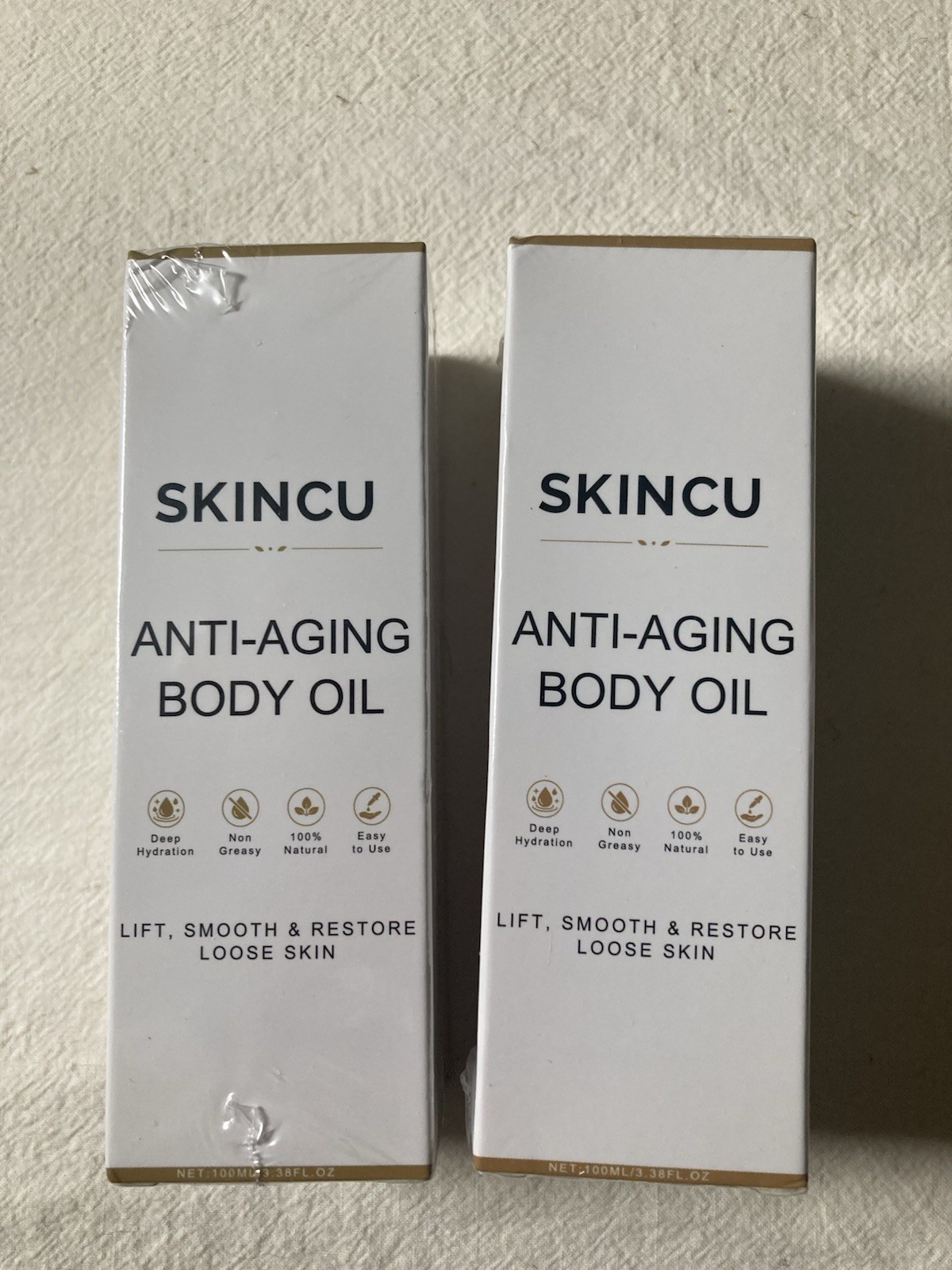 Skincu Anti-Aging Body Oil Tightening & Moisturizing Plant-Based Formula (2 pcs)