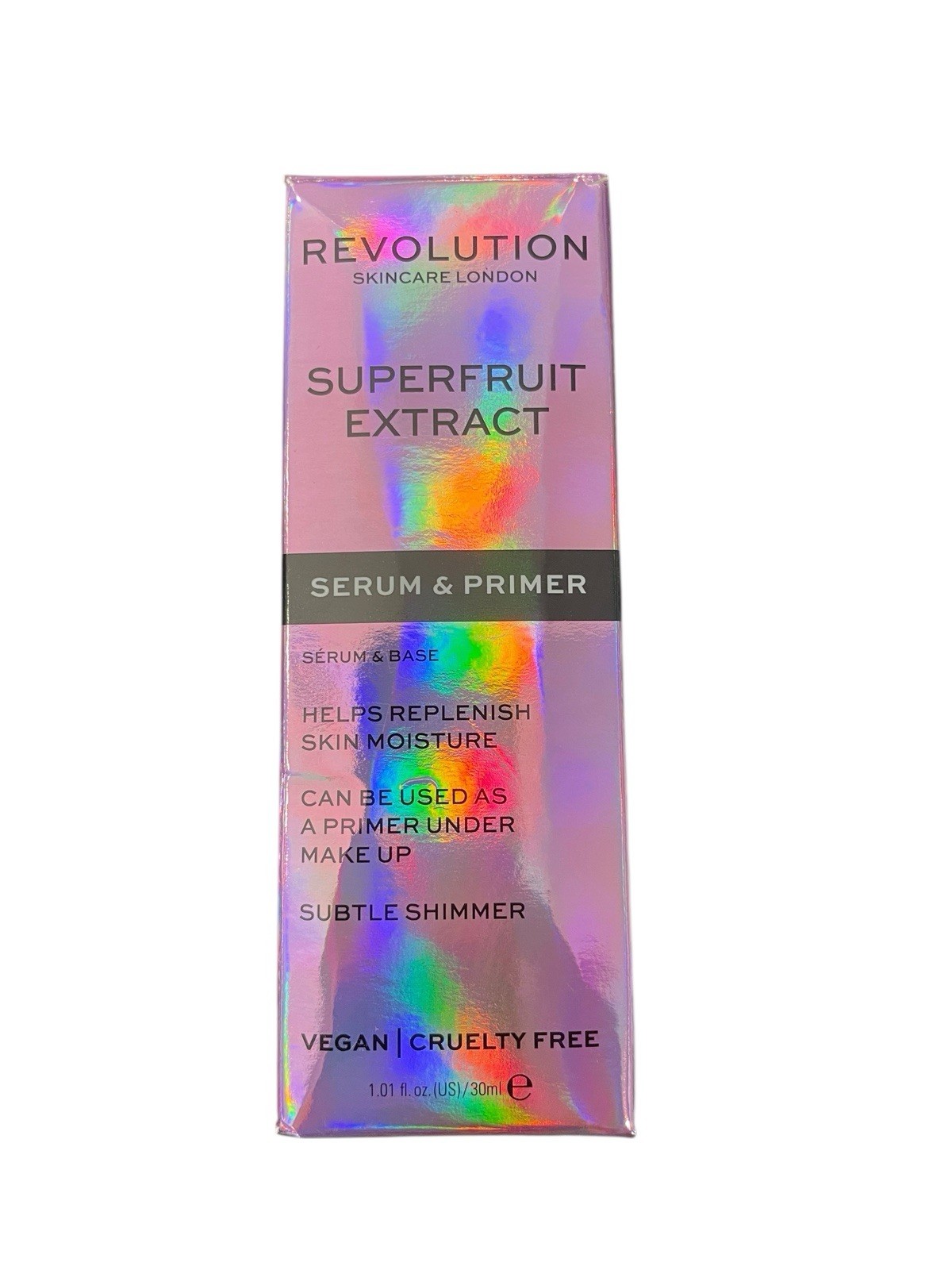 Revolution Superfruit Extract Serum Primer 1.05 fl oz NEW Subtle Shimmer