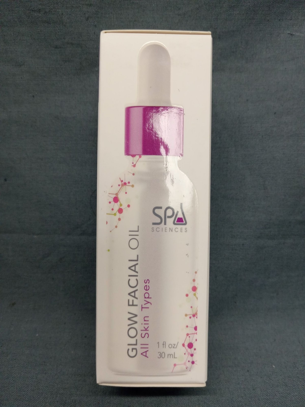 Spa Sciences Glow Facial Oil, Wrinkle Minimizer Skin Smoother 30mL NEW IN BOX!