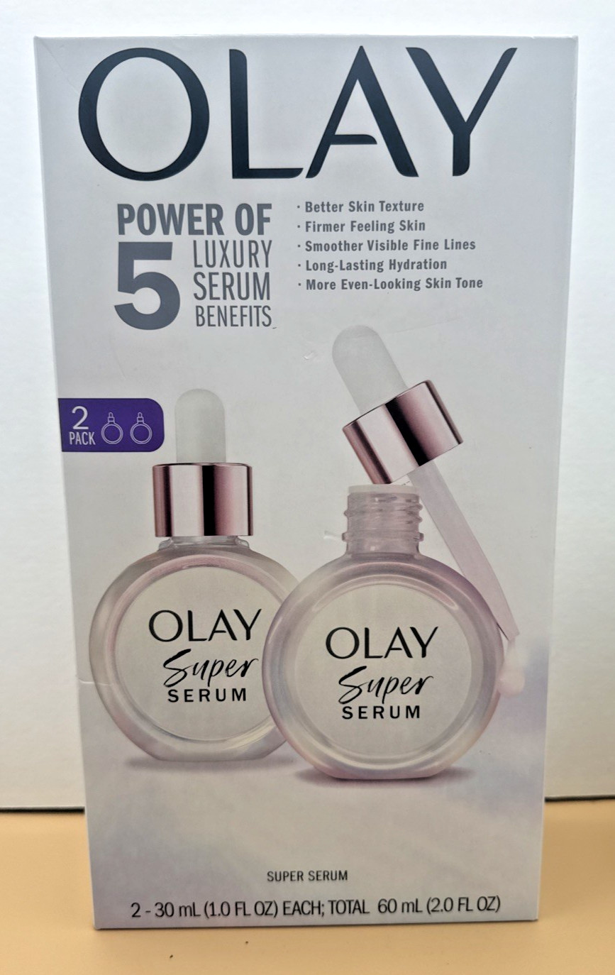 Olay Super Serum Power of 5 Luxury Serums Pack of 2 Clinically Tested & Proven