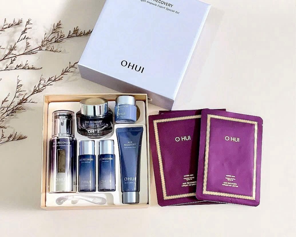 O HUI Age Recovery Collagen Ampoule Expert Special Set 7 Items OHUI K-Beauty