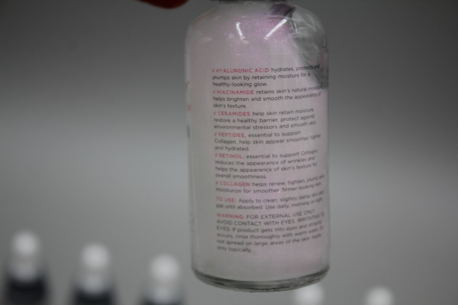 LOT OF 8 Global Beauty Care Bottles POWER SERUM 1.7oz each Glass Bottles NEW