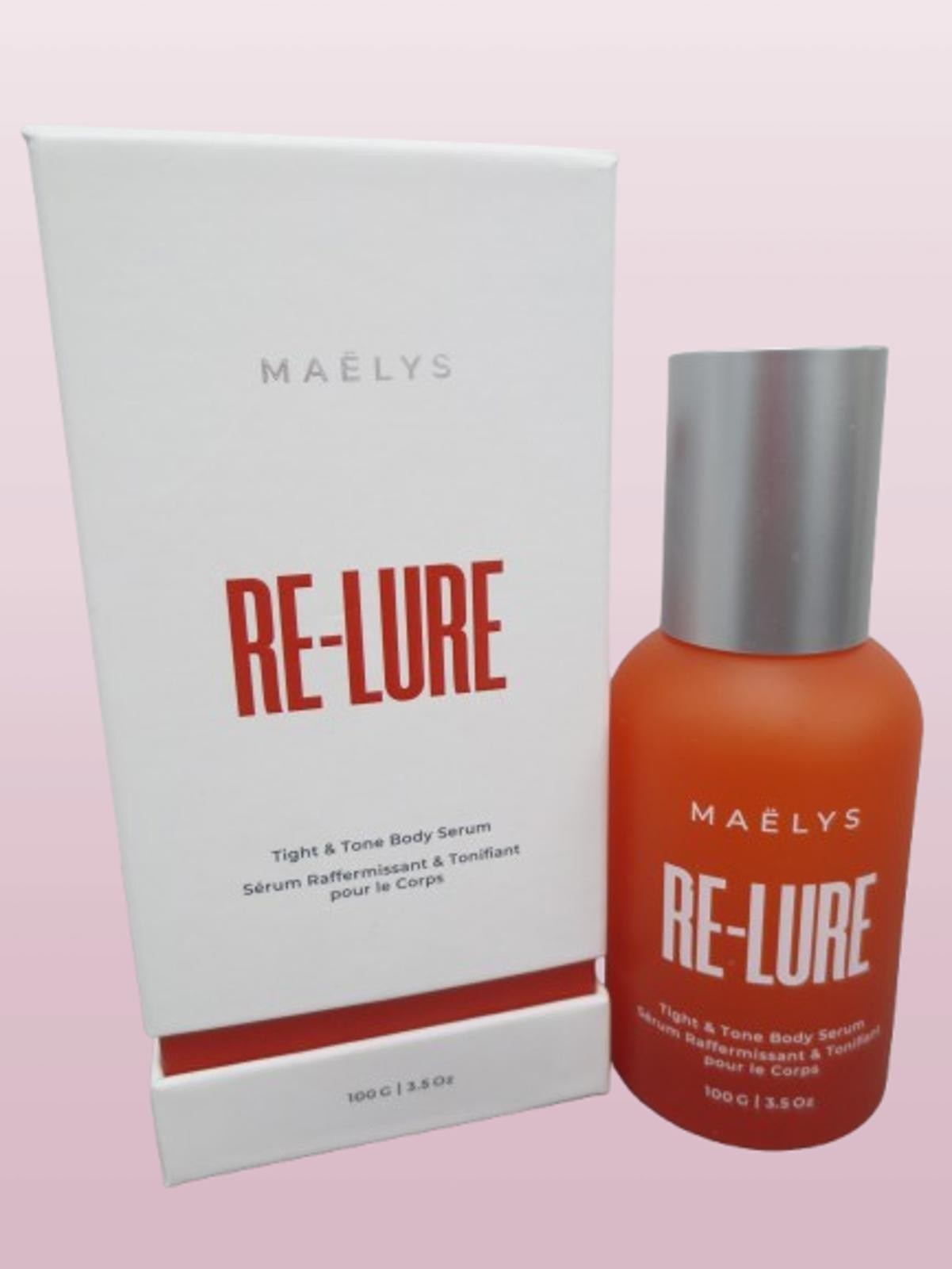 MAELYS RE-LURE TIGHT & TONE BODY SERUM 3.5 OZ BOXED