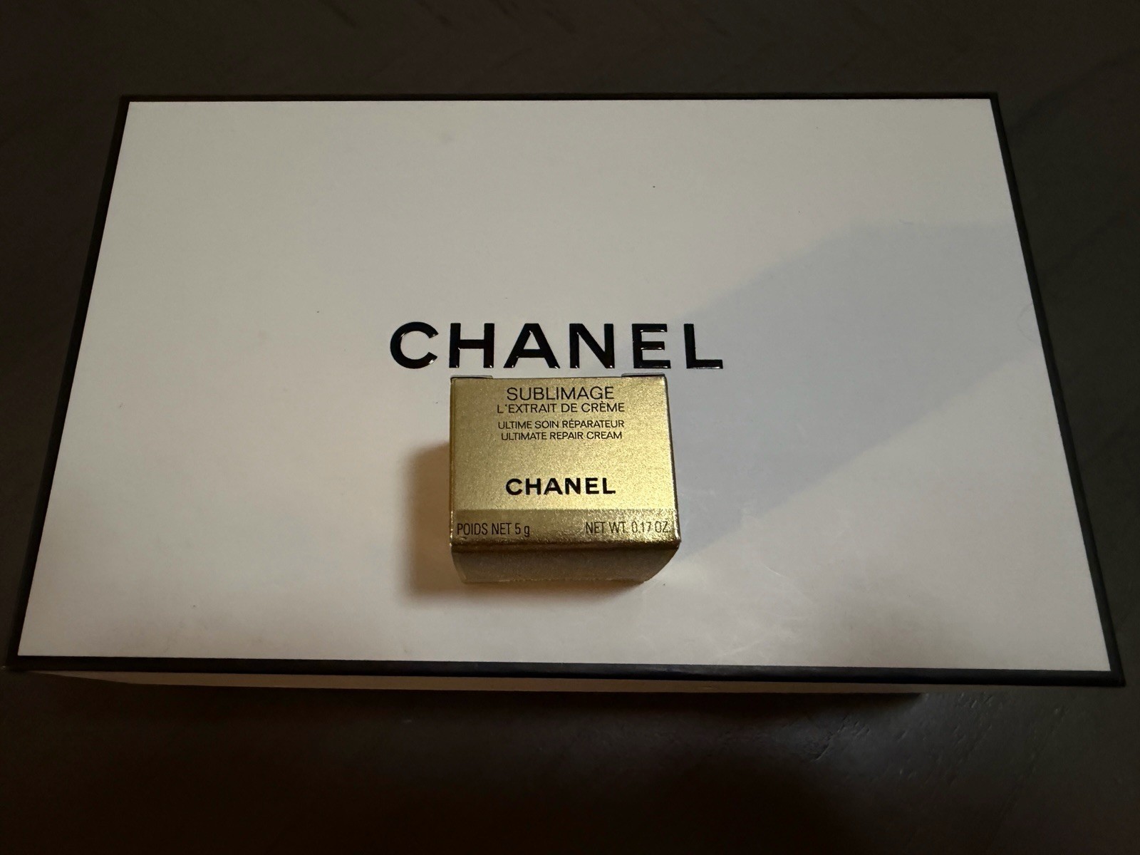 CHANEL SUBLIMAGE L’EXTRAIT DE CRÈME Cream MINI Glass 5 g .17 oz Travel BC 0401
