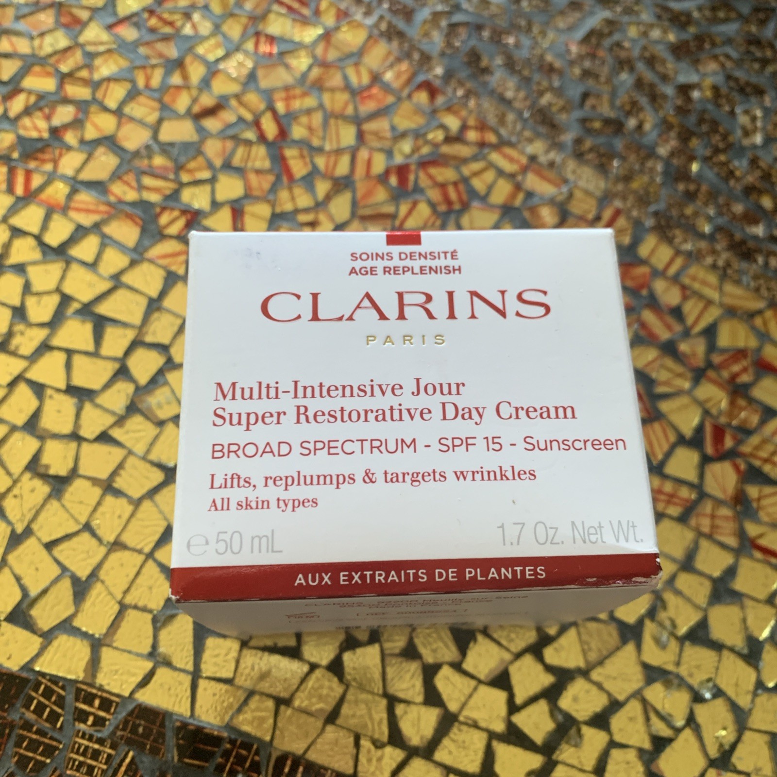 Clarins Multi Intensive Jour Super Restorative Day Cream Spf 15 /50ml ,New