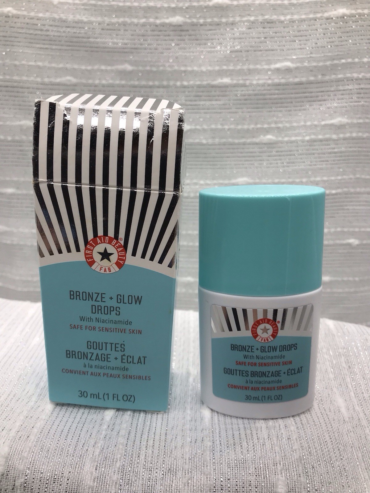 First Aid Beauty Bronze + Glow Drops W/Niacinamide 1 fl oz/30mL Sensitive Skin