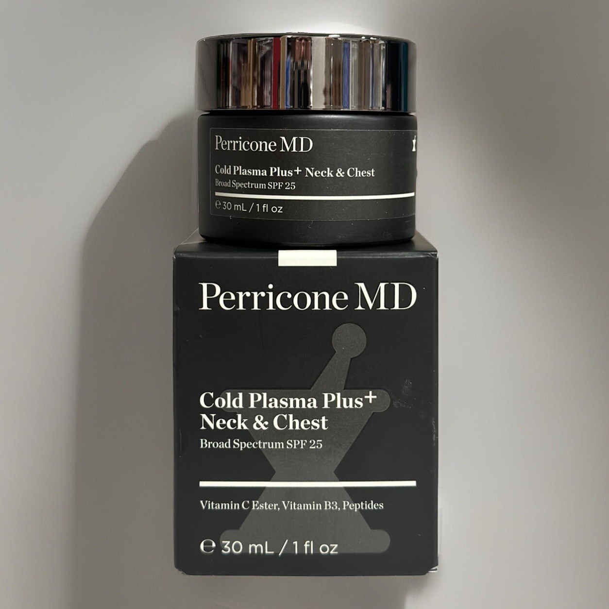 Perricone MD Cold Plasma Plus+ Neck & Chest Broad Spectrum SPF 25- 1 oz 01/26