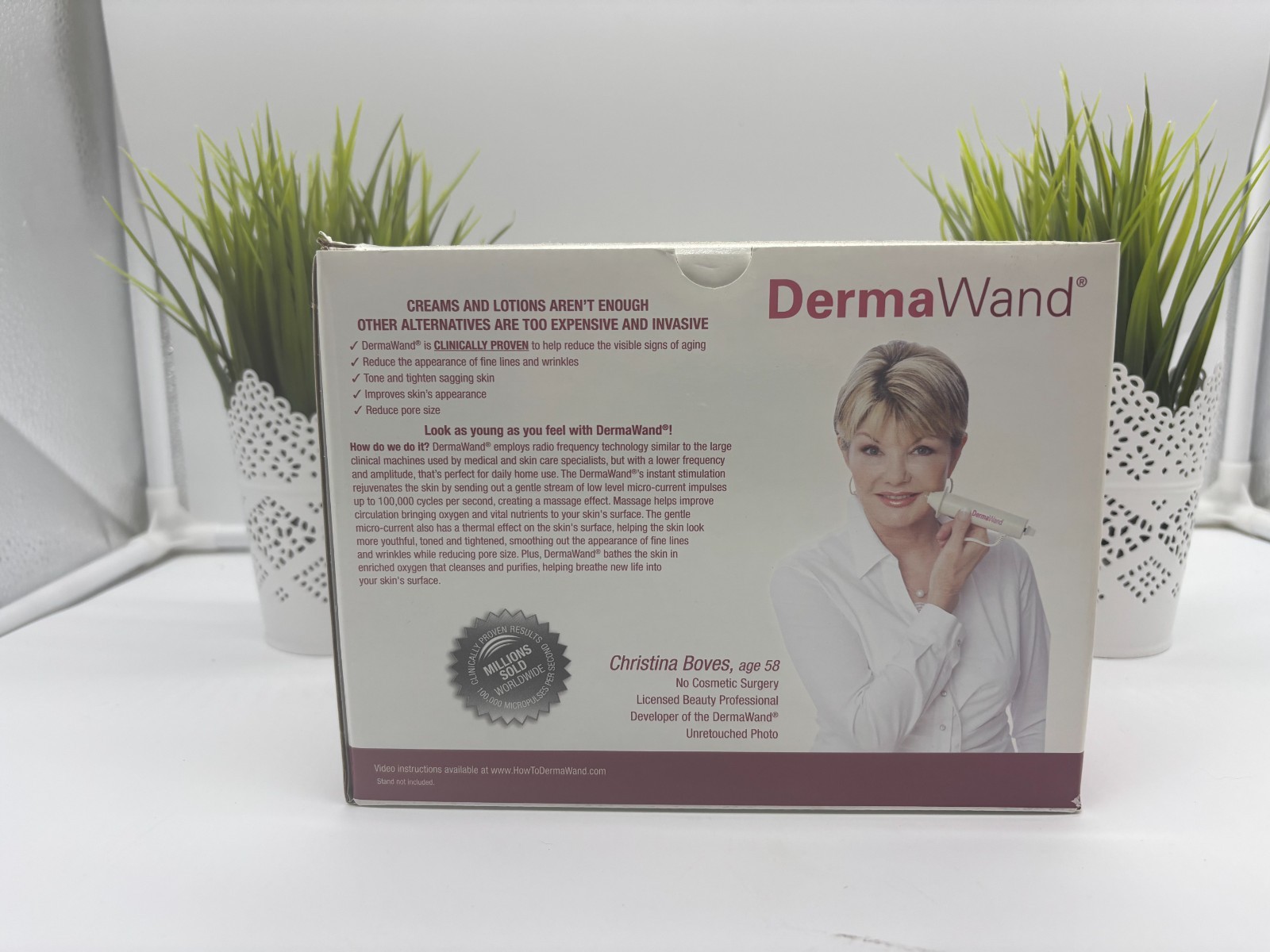 DermaWand High Frequency Wand Anti-Aging Device – New in Box