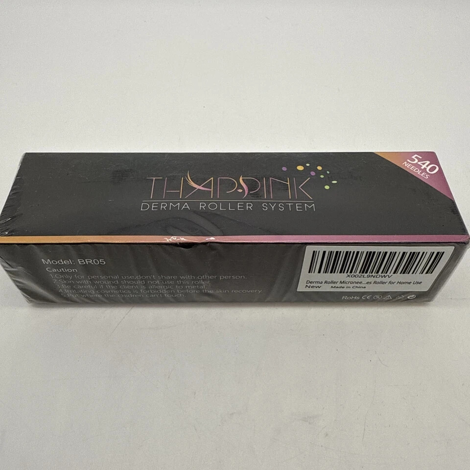 Thappink Derma Roller System 540 Needles Model BR05 New Sealed Beauty Skin Care