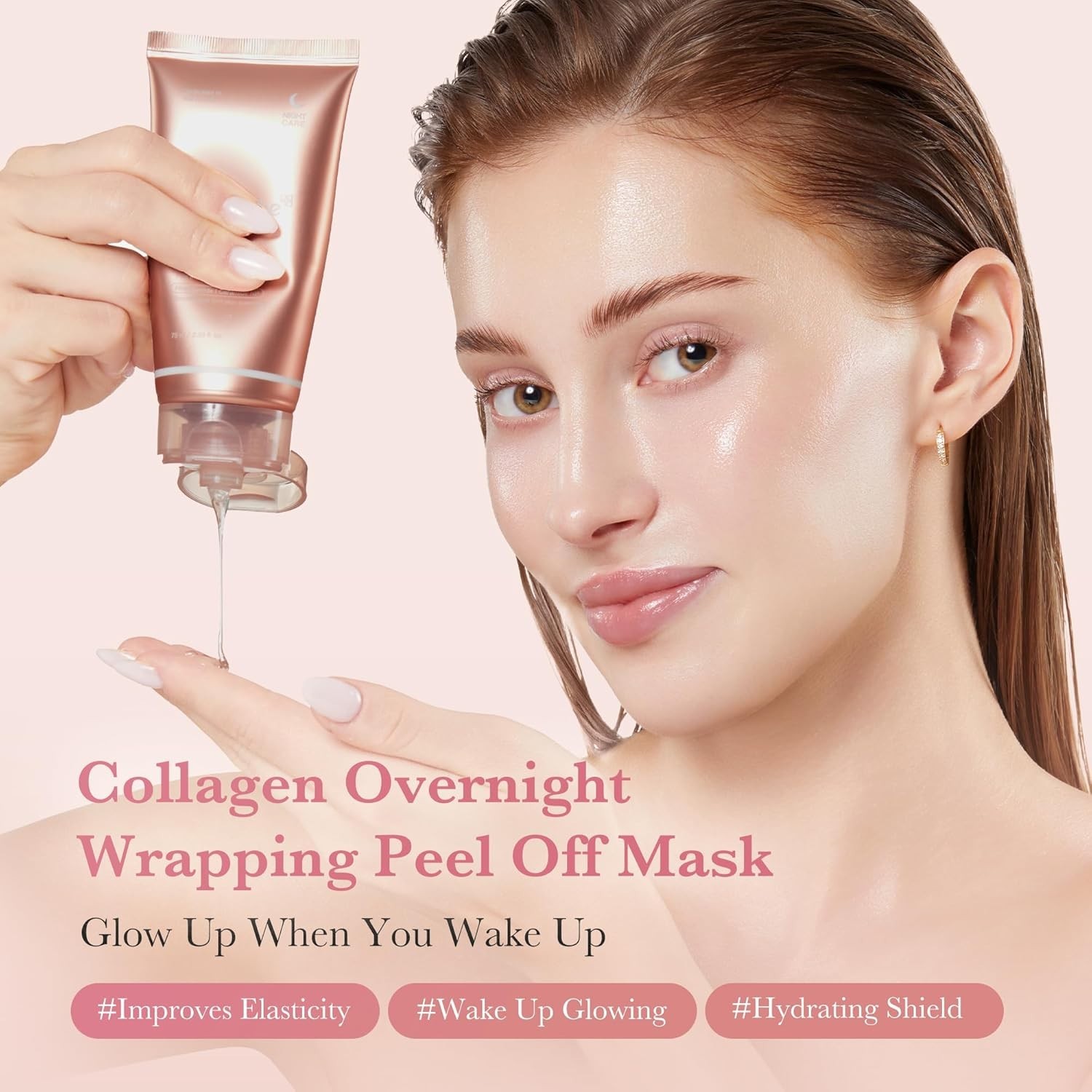 medicube Wrapping Mask Collagen Overnight Peel Off Facial Mask | Elasticity & Hy