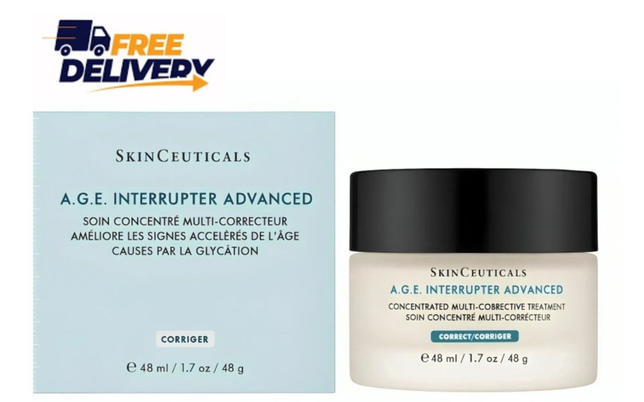 2x SkinCeuticals A.G.E. Interrupter Advanced, 1.7 oz/ 48ml NEW SEALED