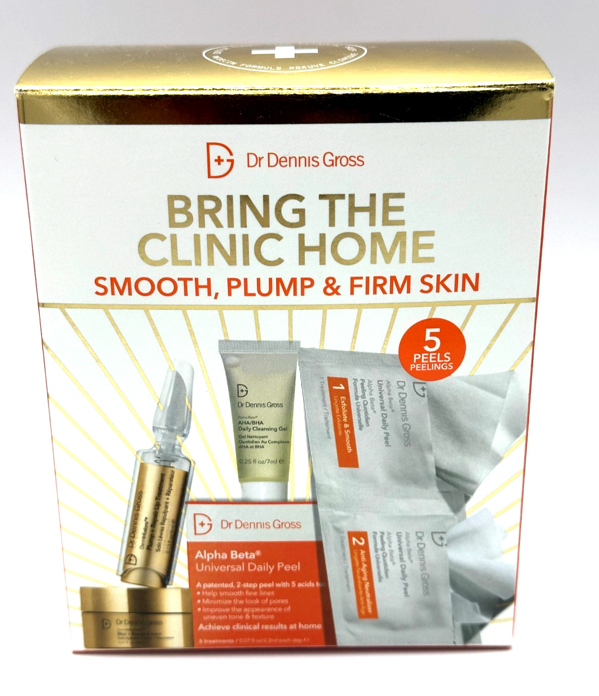 Dr Dennis Gross Bring The Clinic Home 5 Pieces Set ~ BNIB ~