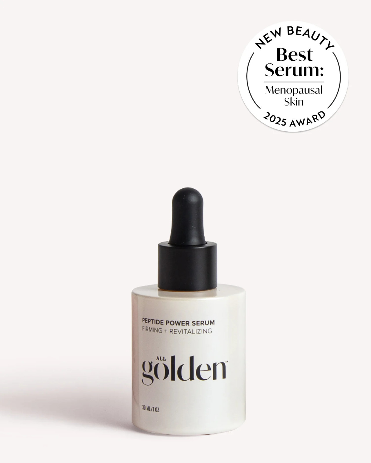 All Golden Peptide Power Serum, Firming & Revitalizing, 1oz
