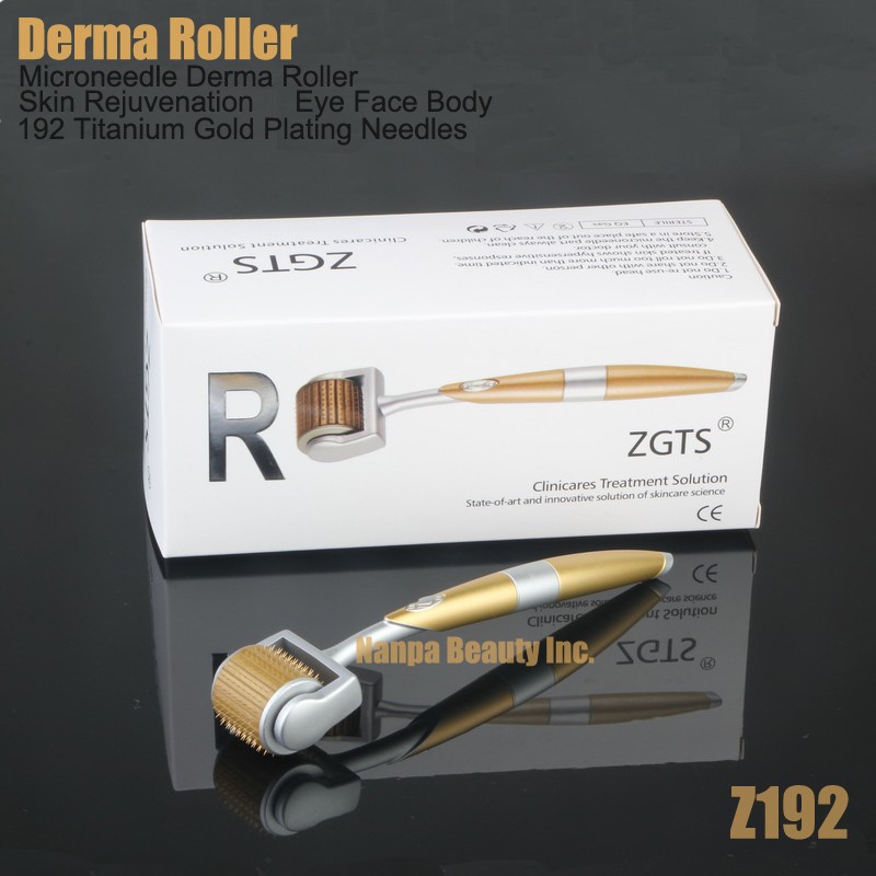 192 pins 0.25-2.5mm Titanium Derma Roller For Face Body Anti Acne Scars Wrinkle