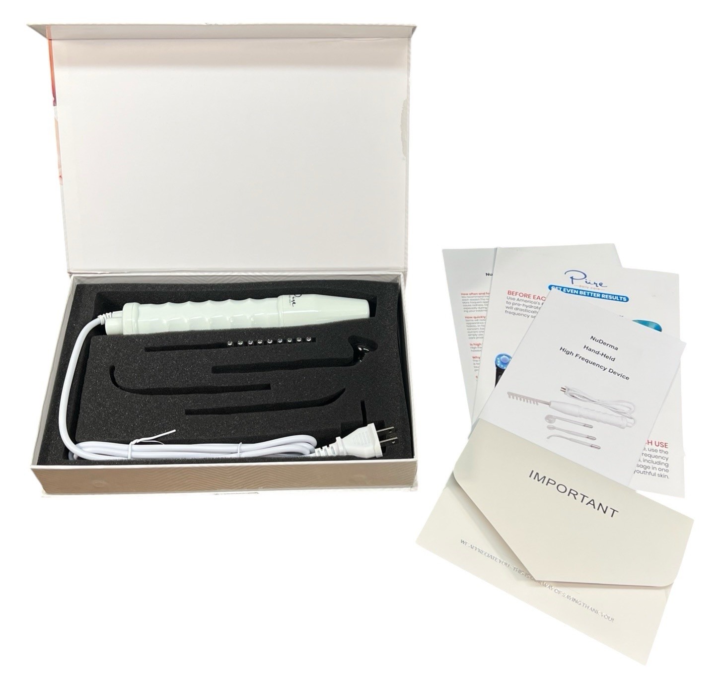 Pure Daily Care NuDerma ANTI-AGING & REPAIR Portable Handheld Skin Therapy Wand