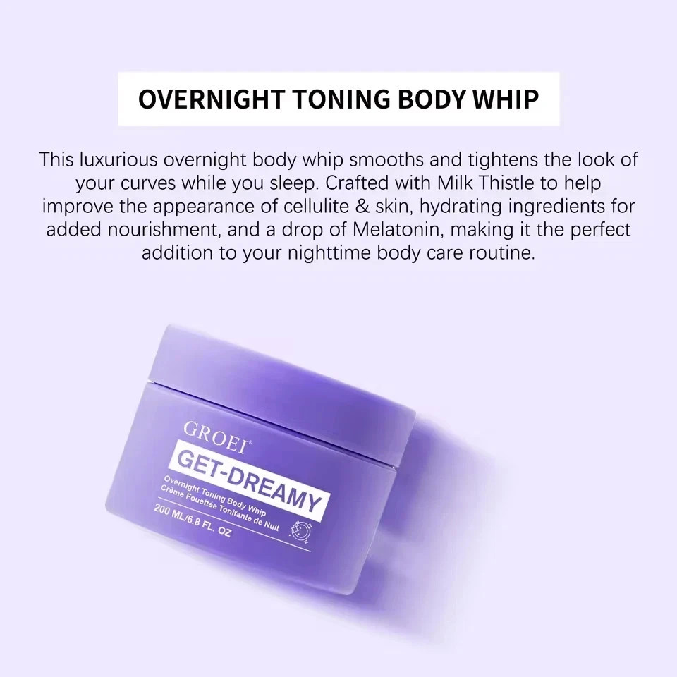 Groei Get-Dreamy Overnight Toning Body Whip – 6.8 fl oz/200 ml – New Sale