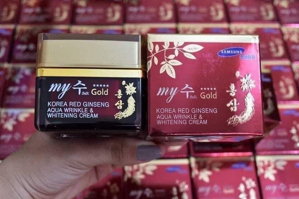 My SIIR Gold Korea Ginseng Aqua Wrinkle & Whitening Cream 50ml