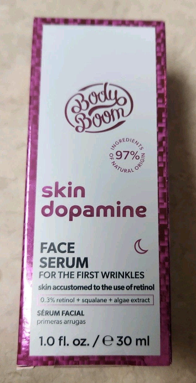 Body Boom – Skin Dopamine Face Serum For The First Wrinkles Full Size 1.0 fl oz