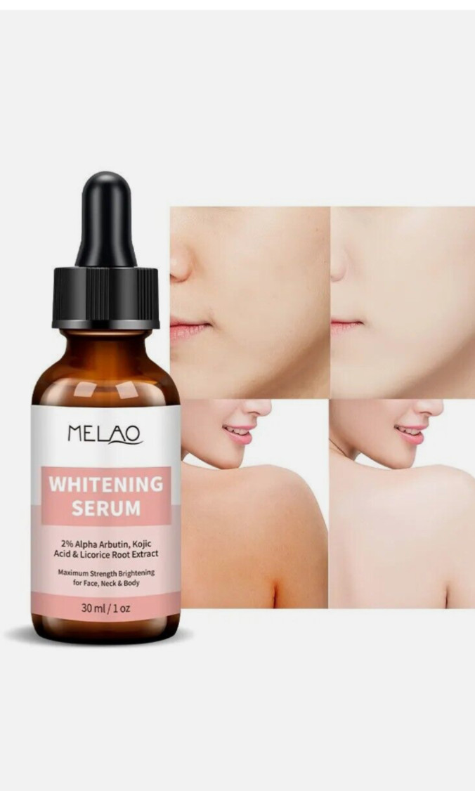 Whitening Serum Face Neck Body Intimate Organic Brighten Pigmentation Aging Spot