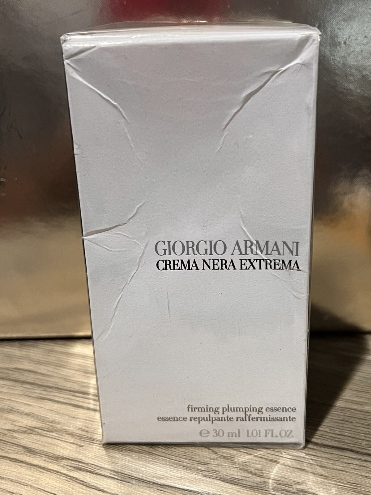 Giorgio Armani Crema Nera Extrema Firming Plumping Essence 1.01oz New With Box