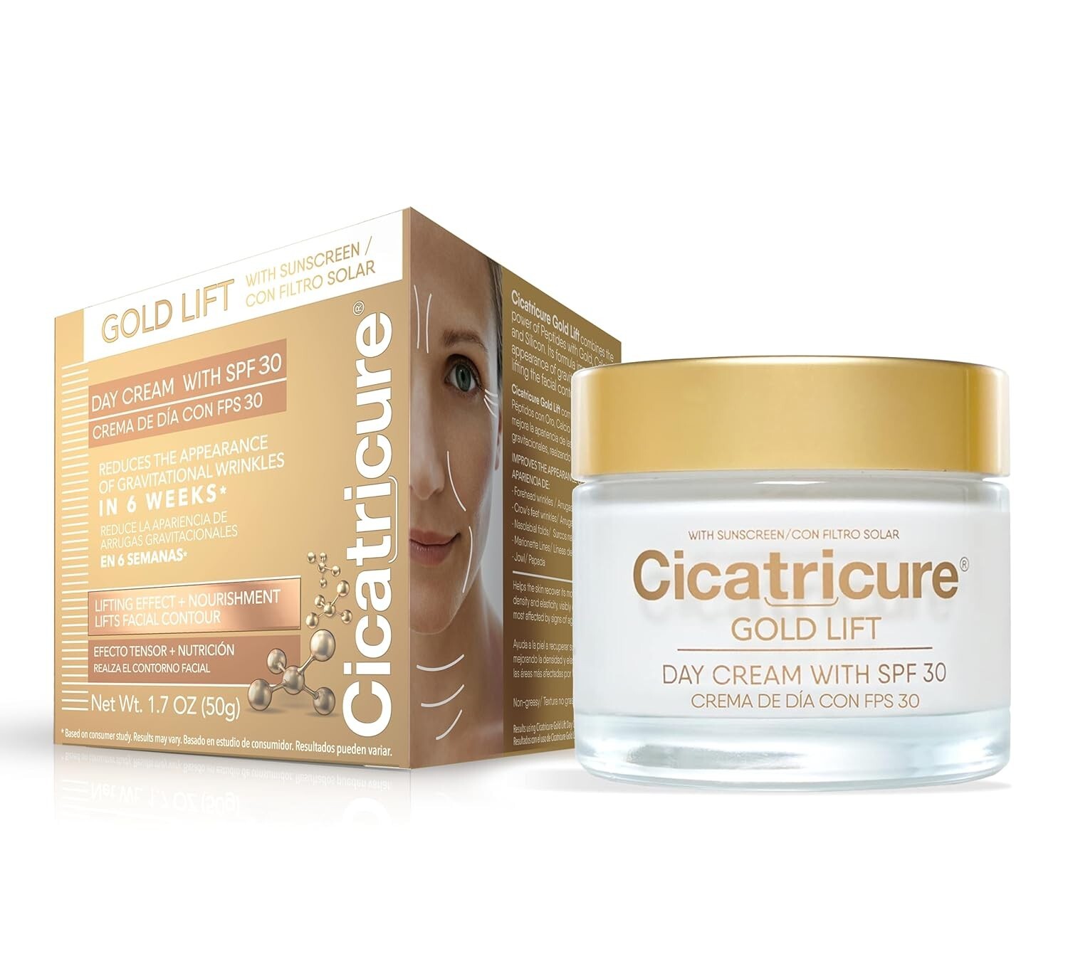 Cicatricure Gold Lift Women’s Anti Aging Face Moisturizer Day Cream (1.7 fl Oz)