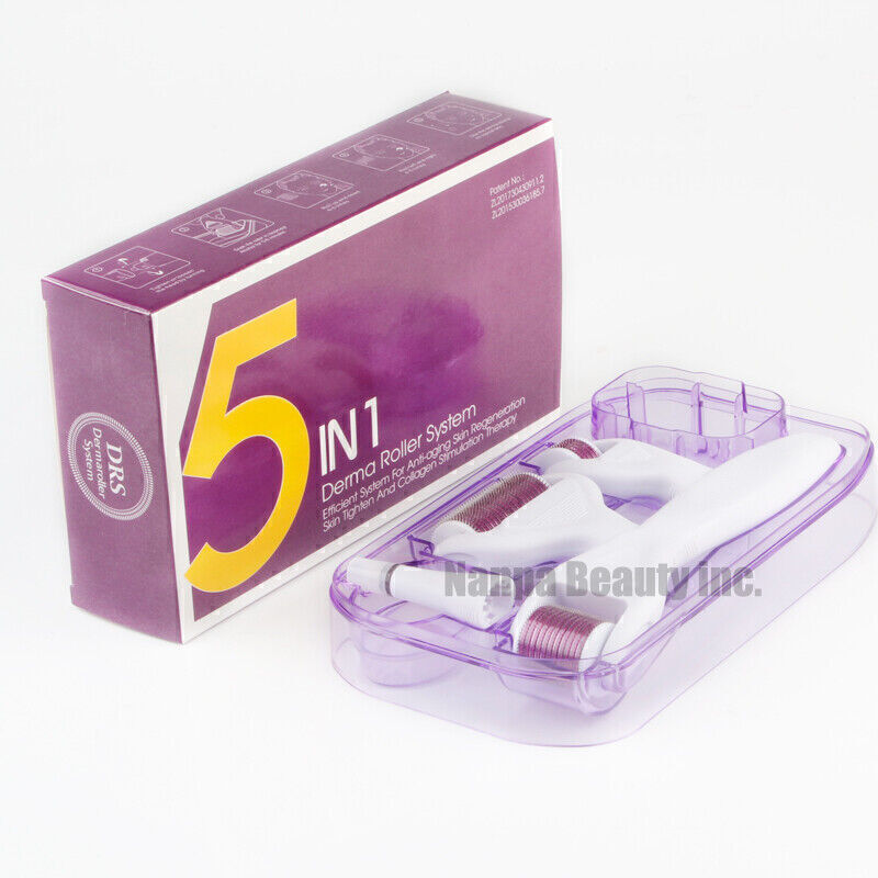 5 in 1 Micro Pin Derma Roller Set Anti-Aging Skin Rejuvenation Facial Recovery