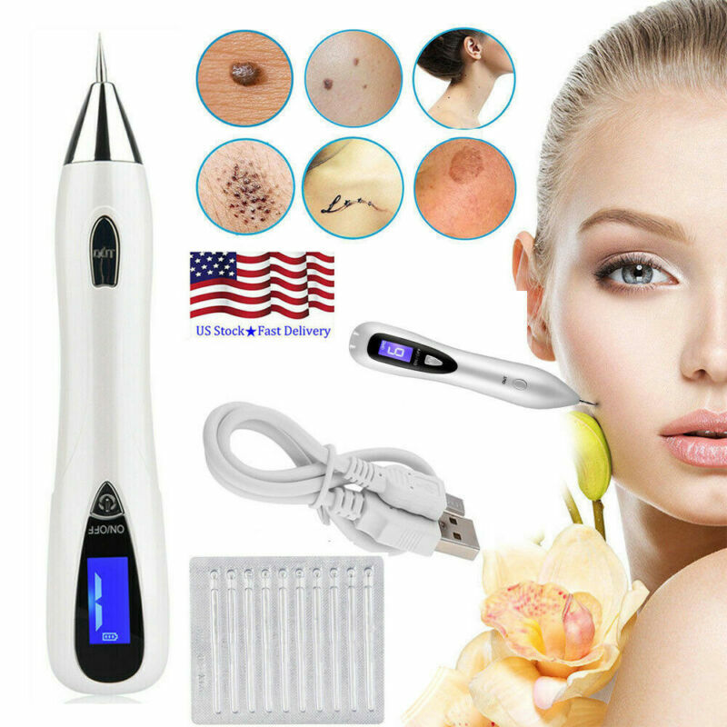 Laser Plasma Pen Skin Tag Mole Freckle Removal Dark Spot Tattoo Wart Remover Pen