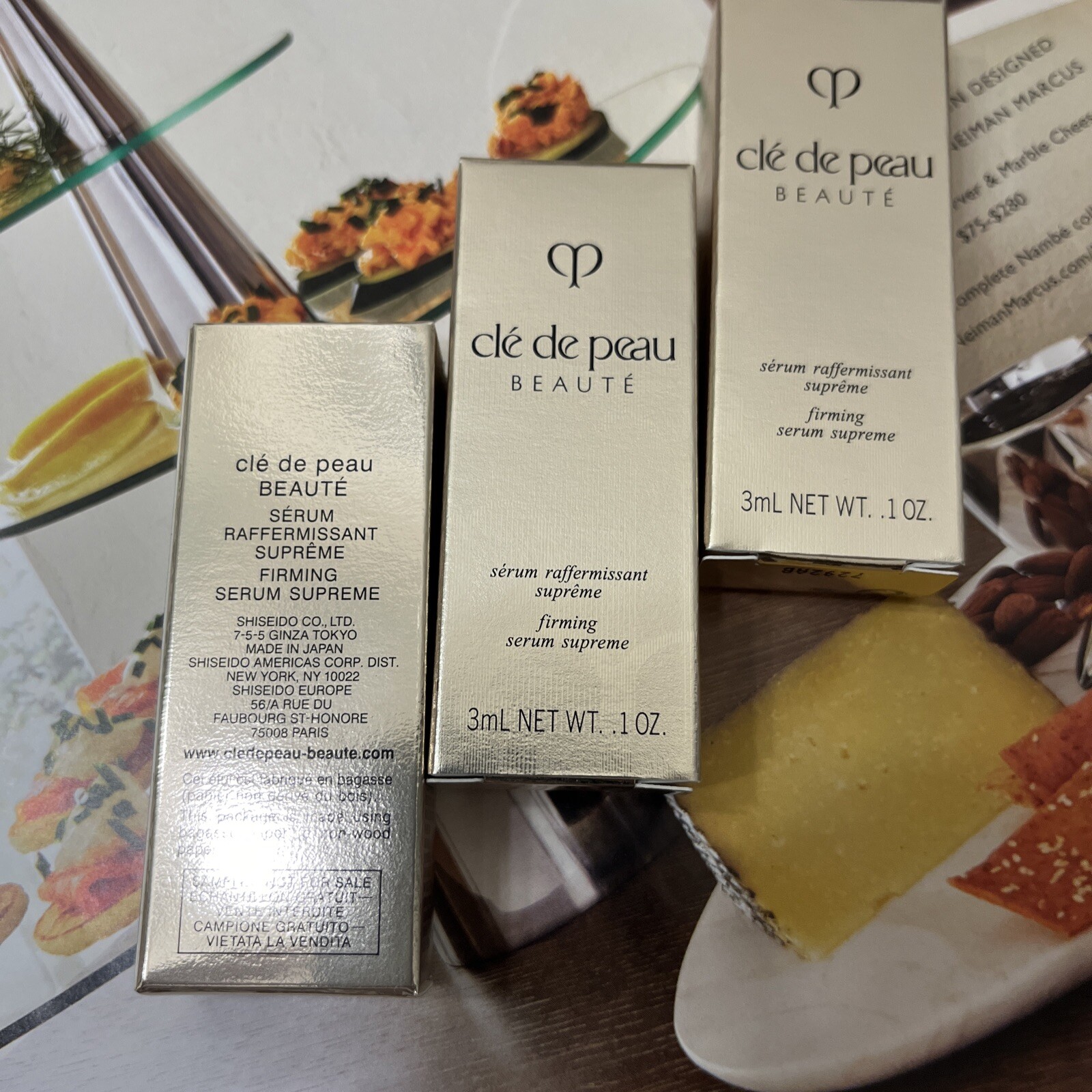 3 XCle De Peau Firming Serum Supreme – Set Of 3 x 3mL / 0.1 Oz=9ml Total New