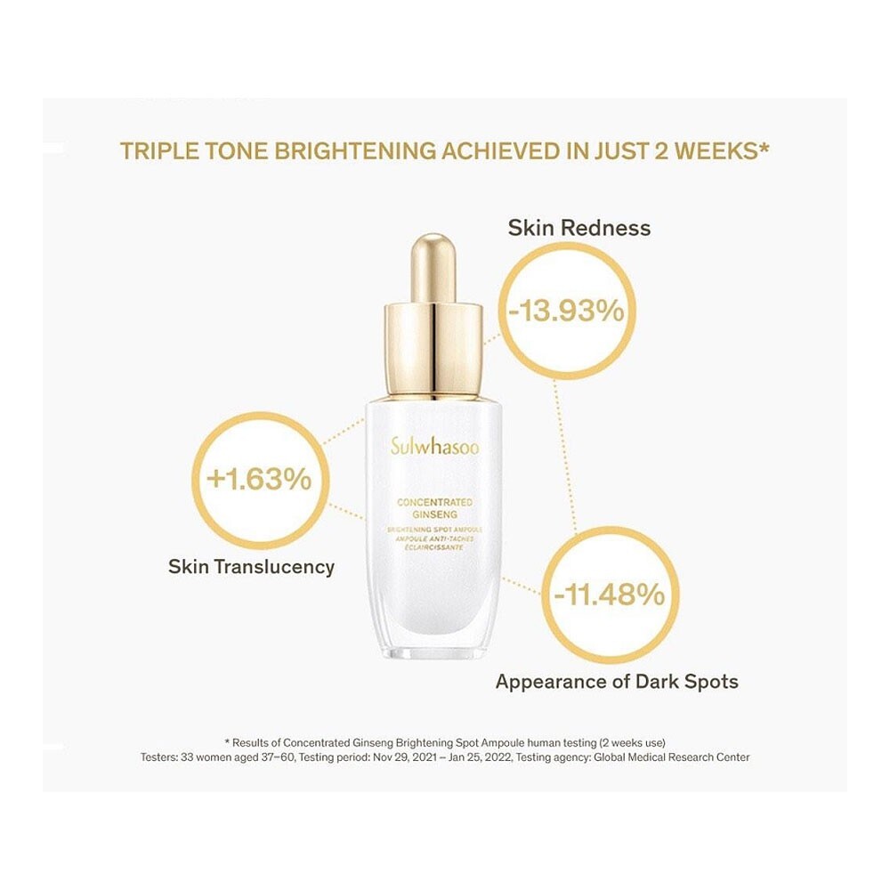 Sulwhasoo Concentrated Ginseng Brightening spot Ampoule 5g x 1ea or 3ea or 5ea