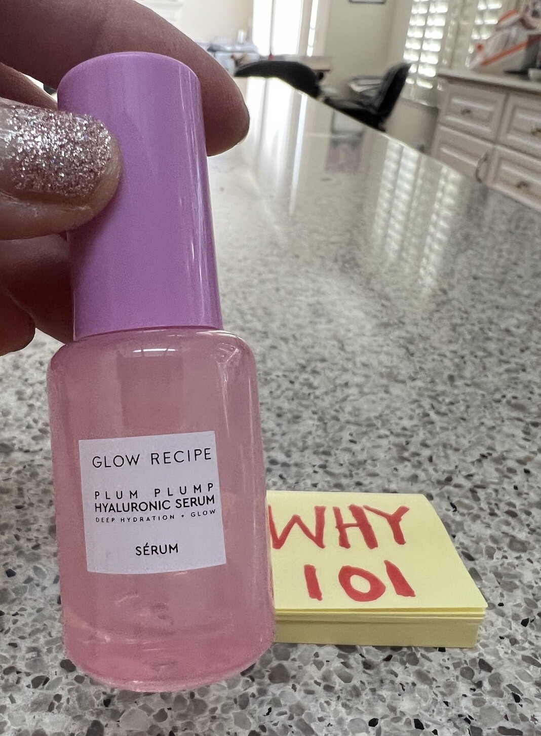 GLOW RECIPE Plum Plump Hyaluronic Serum HYDRATION GLOW .34oz/10mL Deluxe SIZE