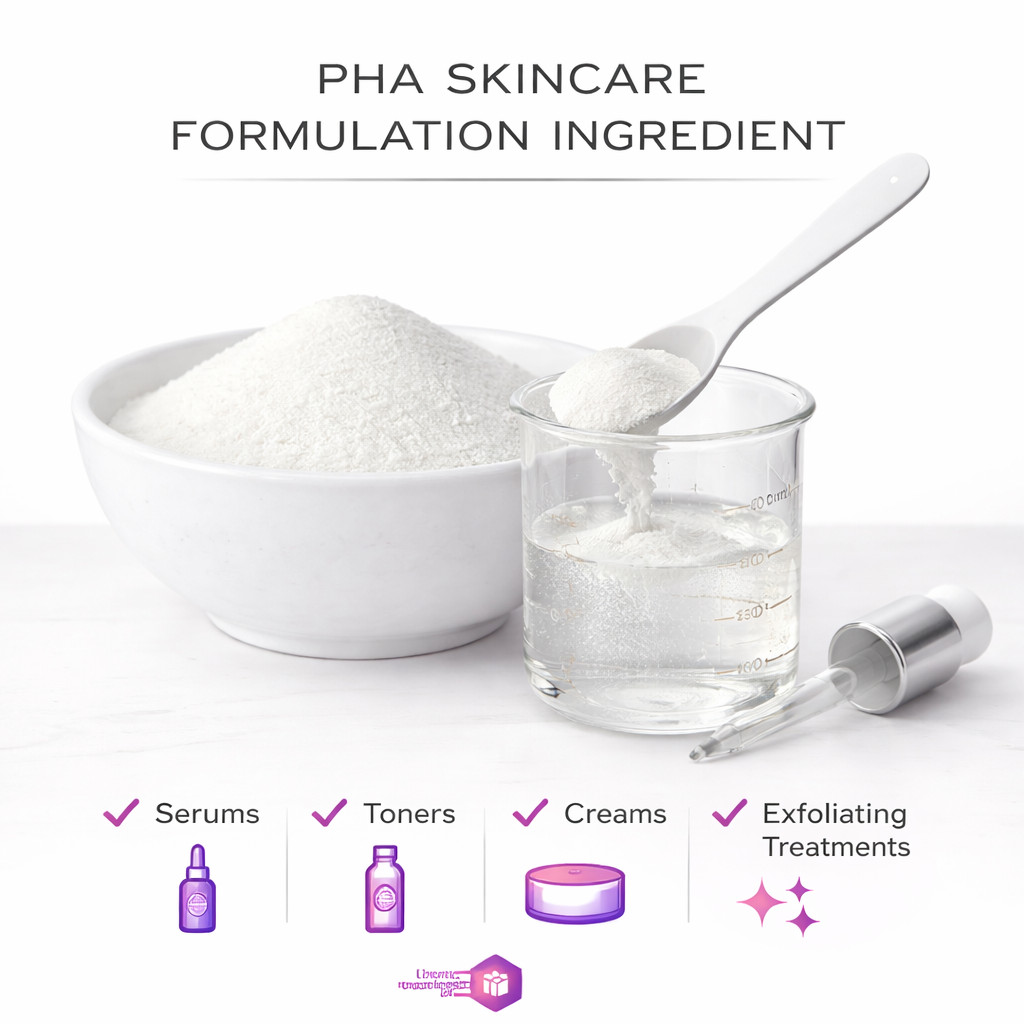 Pure Lactobionic Acid Powder Premium Cosmetic Grade CAS 96-82-2.