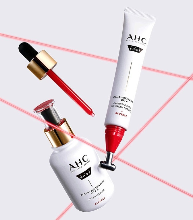 AHC Colla-Juvenation Lift (Serum + Eye Cream + Chestnut + Essence) Korea Beauty