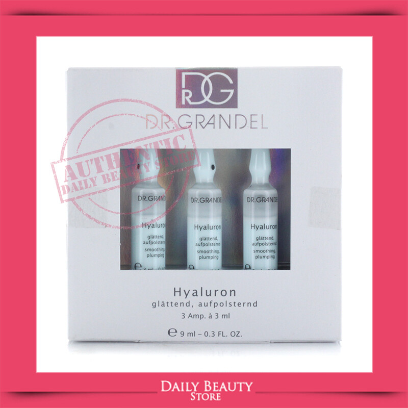 Dr.Grandel Hyaluron Ampoules 3x3ml/0.1oz NEW FAST SHIP