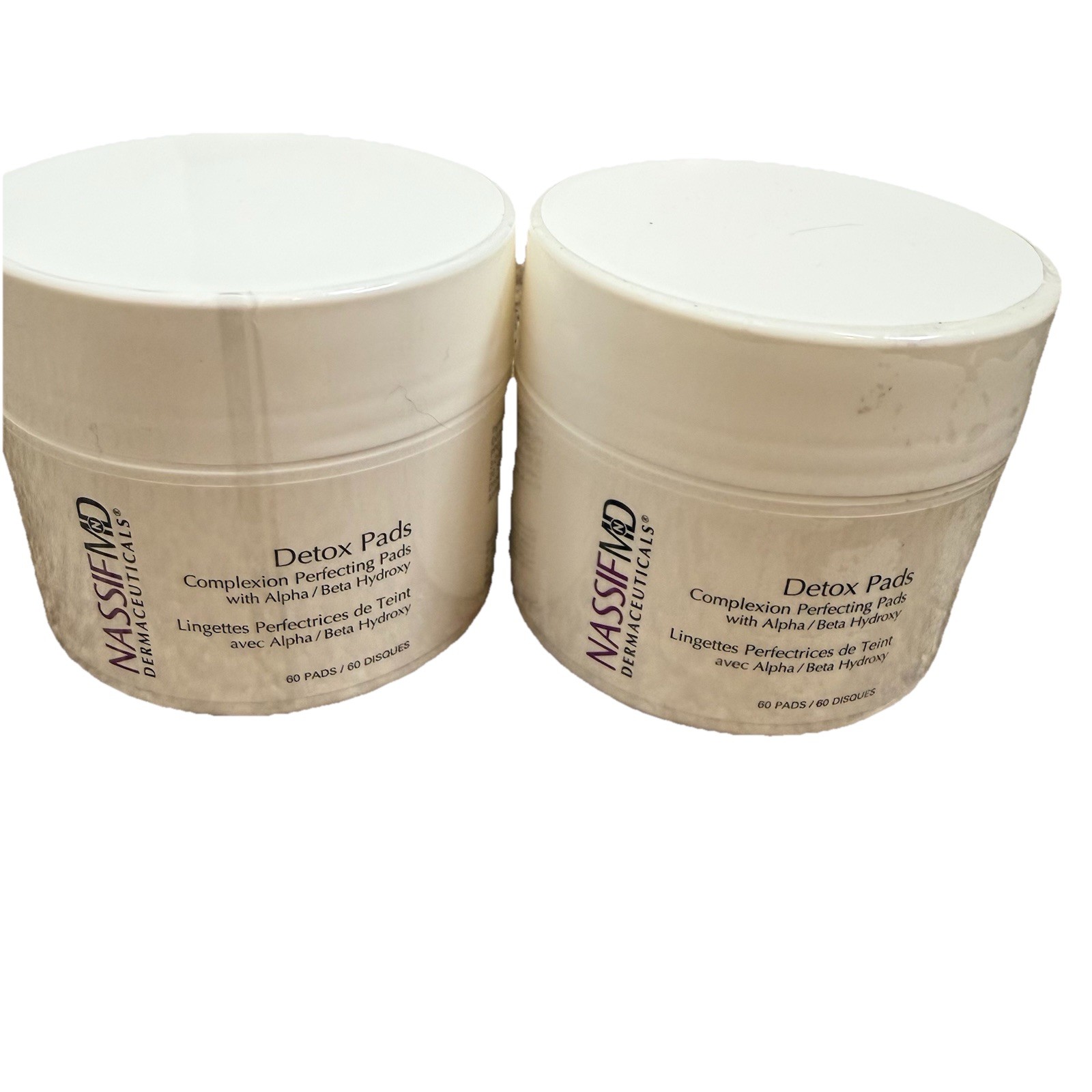 Lot of 2 Nassif MD Detox Pads 60 Complex Detox Perfecting Pads Sealed New