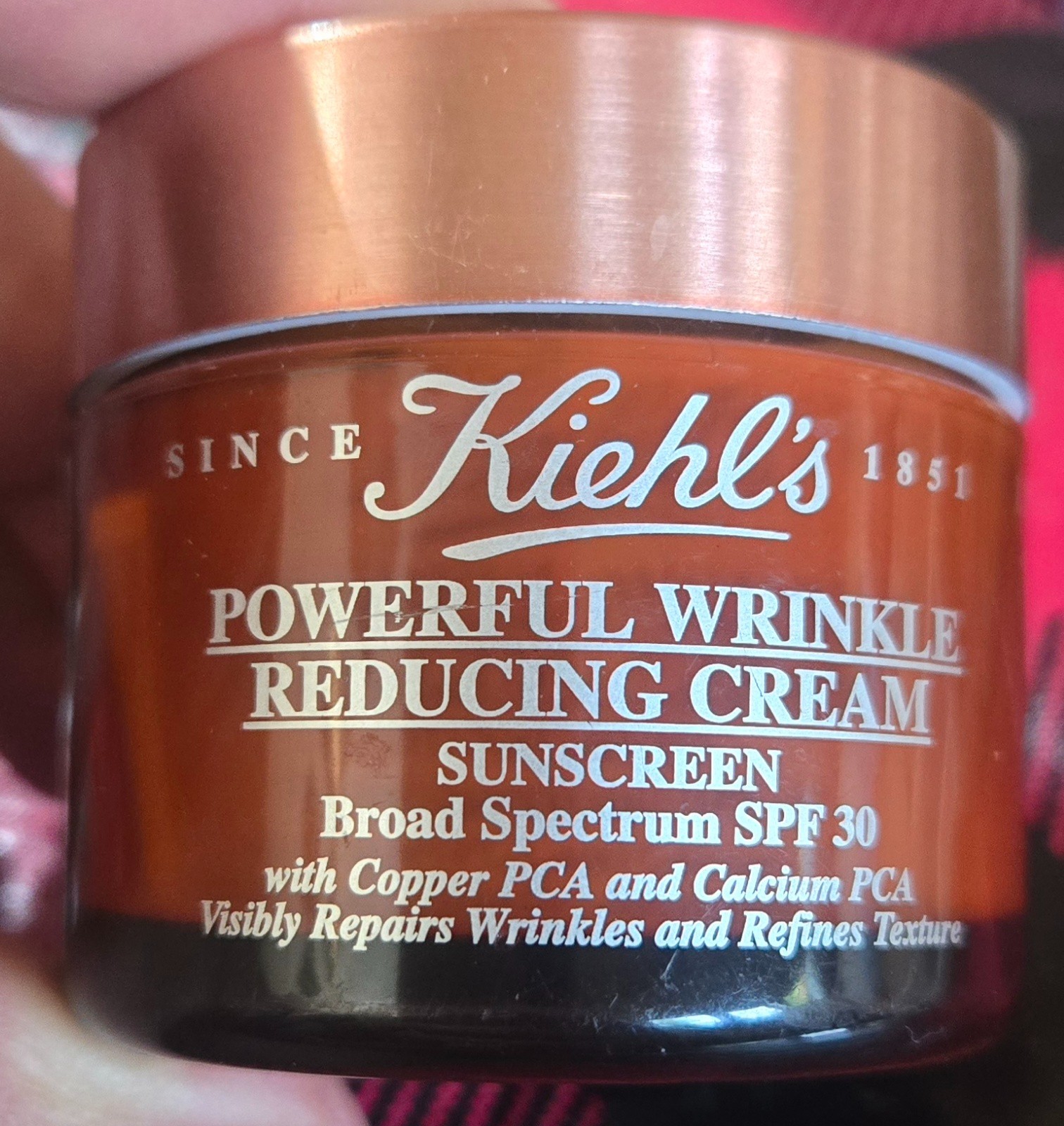 Kiehl’s Powerful Wrinkle Reducing Face Cream 1.7 fl oz SPF 30 New w-Seal Rare