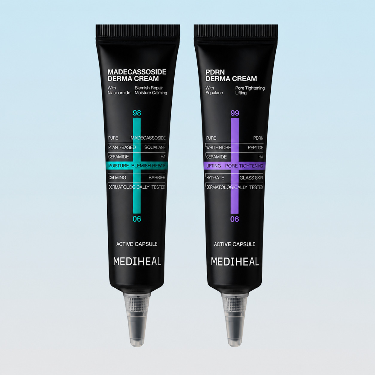 Mediheal Madecassoside PDRN Derma Cream Mini Set 15ml x2 Korea Beauty