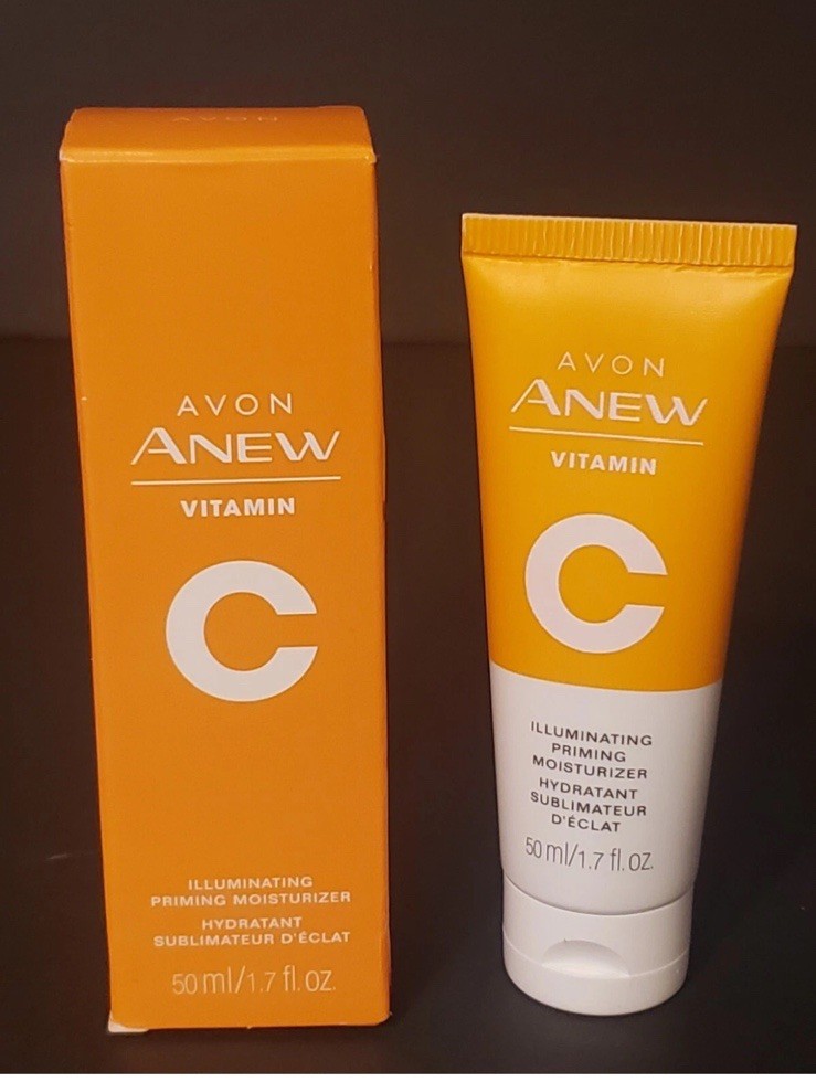 AVON Anew Vitamin C Illuminating Priming Moisturizer 1.7 fl. oz. (NEW IN BOX)