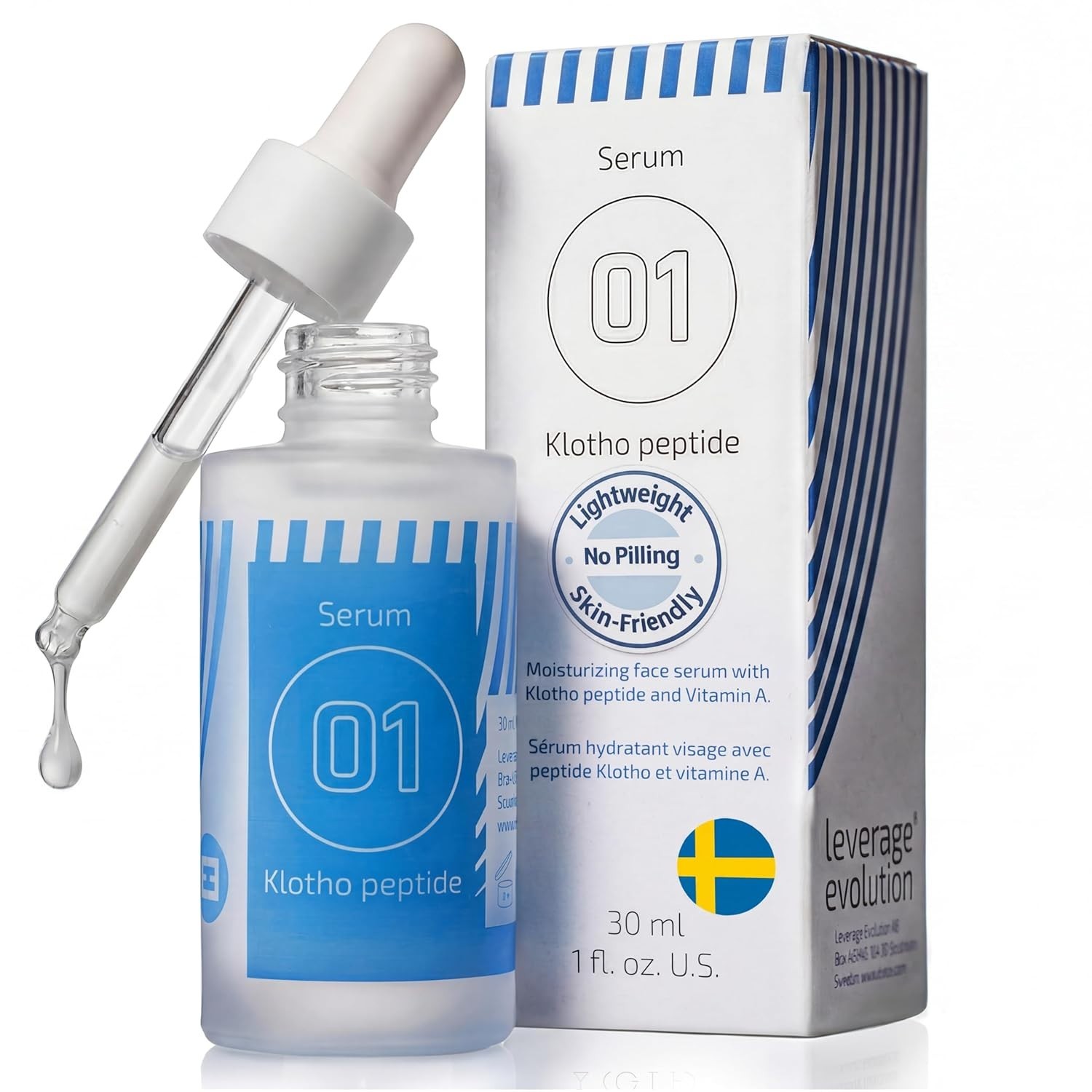 EiE 01 Klotho Peptides Serum for Face Hydrating Peptide Face Serum for Women …