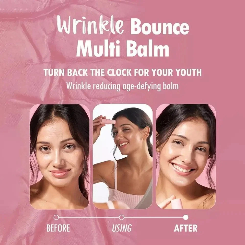 2X KAHI Wrinkle Bounce Multi Balm 9g: Instant wrinkle care, Facial Serum StickVi