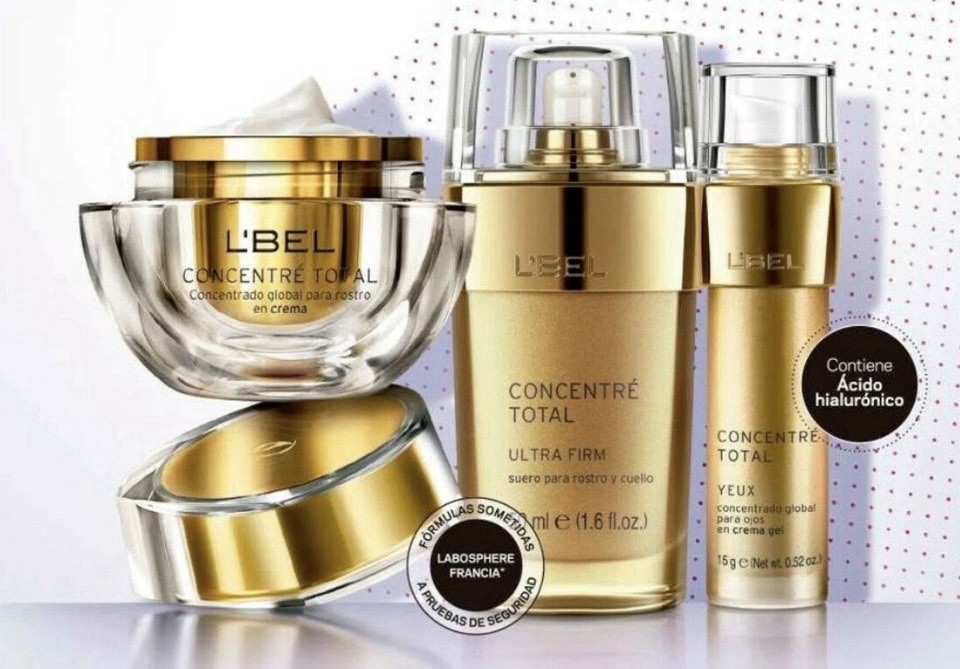 L’Bel CONCENTRE TOTAL Anti-Aging Bundle: Global Face + Yeux Eyes + Ultra Firm