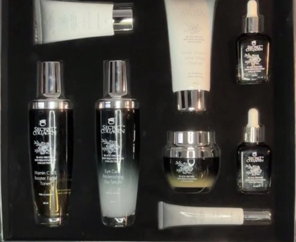 NEW Secret Collagen Black Orchid Skin Rejuvenation Set *FREE SHIPPING*