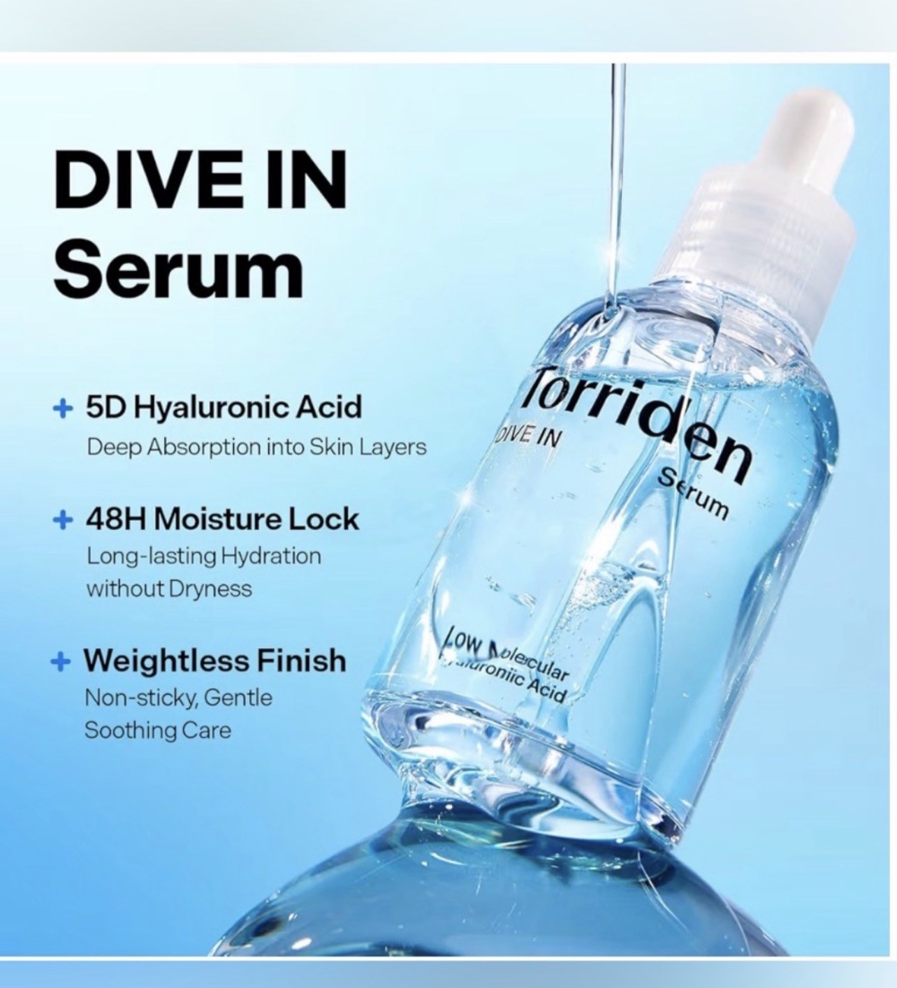 Torriden DIVE IN 5D Hyaluronic Acid Intensive Cream + DIVE IN 5D Intensive Serum
