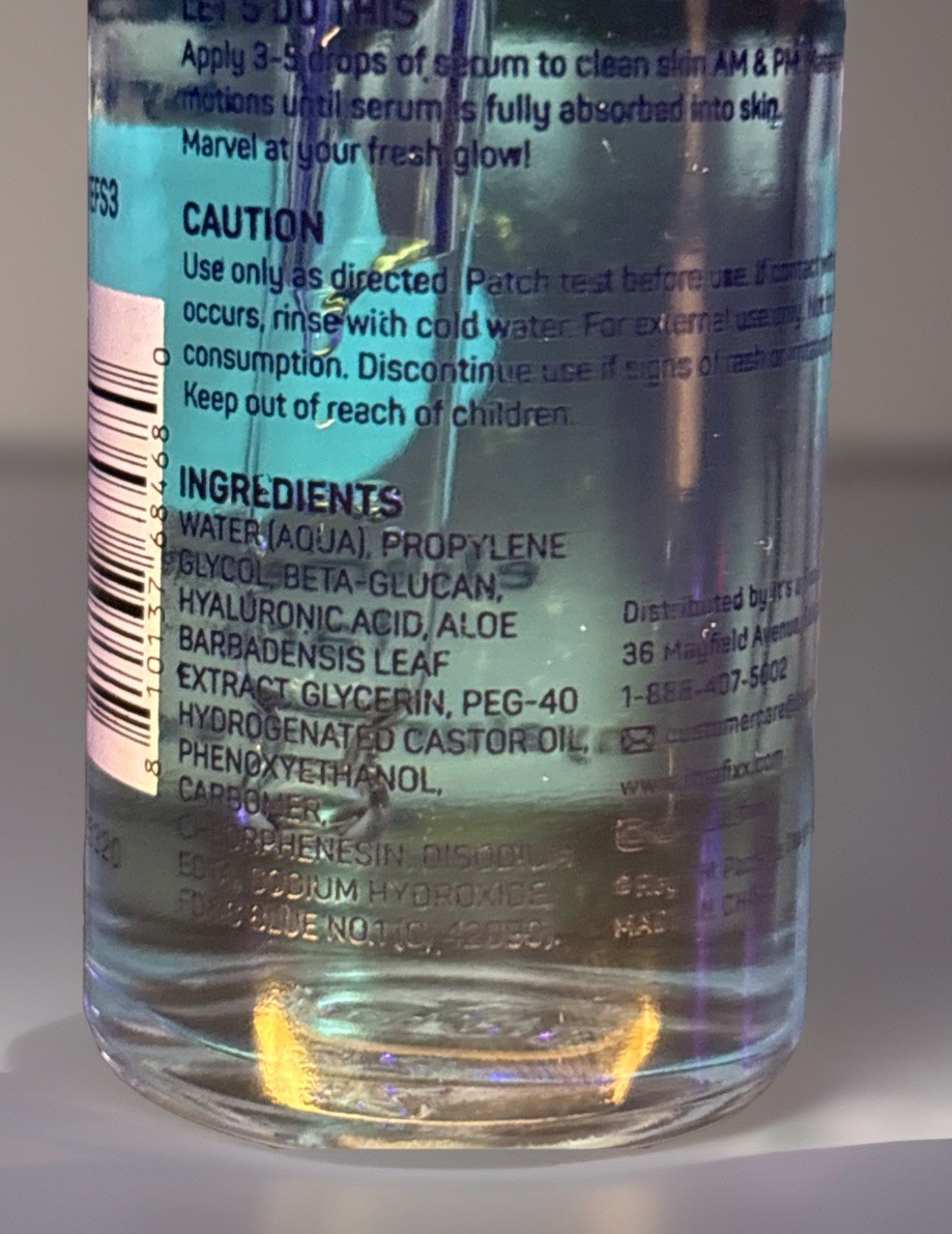 NEW Spa Scentials Elements Essence Water Serum Hydronic Acid & Aloe Vera