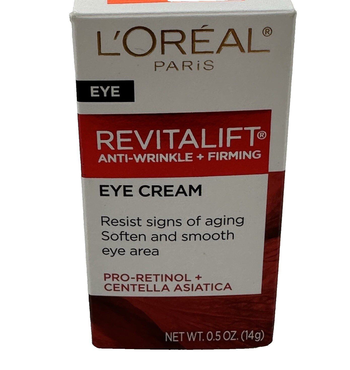 L’Oreal REVITALIFT Anti-Wrinkle + Firming Eye Cream 0.5oz Pro-Retinol.